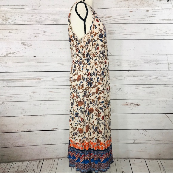 Style & Co Dress Sleeveless Floral V-Neck Ruffled - Picture 5 of 14